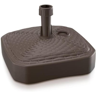 Prosperplast Parasolvoet - vierkant - rotan - bruin - 12L