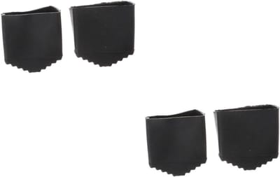 Opklapbare Laddervoeten - Ladderlaarzen Voetkussens - Vloeren Beschermen - Antislip Rubber Materiaal - 4 Stuks - Zwart