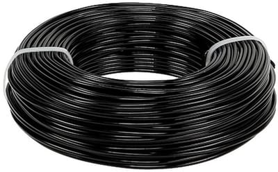 Aluminiumdraad Ø2mm, rol van 60m, 500g - Flexibele hobbydraad in zwart
