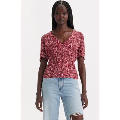 Levi's Dolores Short-sleeve Blouse Größe: XS | Blusen Outlet | Damen