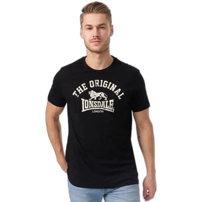 Lonsdale T-Shirt Original T-Shirt normale Passform Black-S