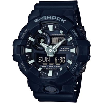 Casio G-Shock Classic GA-700-1BER Herenhorloge 53 mm - Zwart