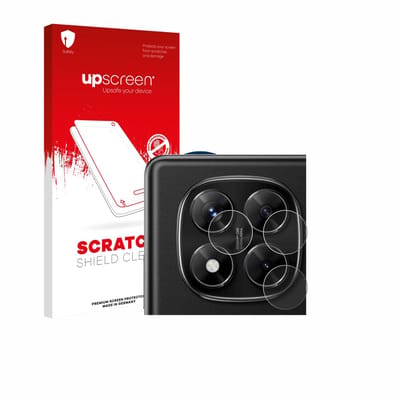 upscreen - Screenprotector voor Xiaomi Redmi Note 14 Pro 4G (ALLEEN Camera Lens) - Folie Beschermfolie transparant