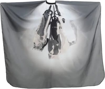 Livano Baardschort - Beard Bib - Scheerschort - Baard Cape - Kappersmantel - Kapmantel - Tondeuse