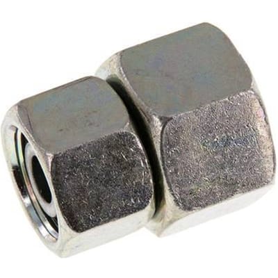 16S & 20S Verzinkt Stalen Rechte met Draaidoorvoer 400bar NBR O-ring en Afdichtconus ISO 8434-1