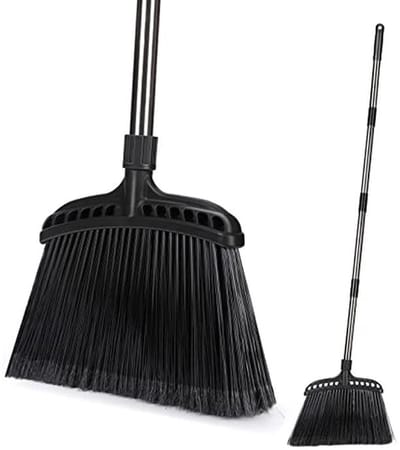 Lange Steel Broom voor Binnen en Buiten