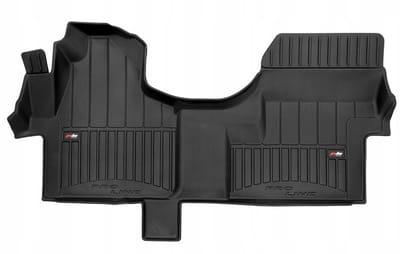 Frogum 3D Rubberen Vloermat – Geschikt voor VOLKSWAGEN Crafter 2006-2016 – 1-delig (Bestuurderskant) – TPE Premium Kwaliteit – Extra Hoge Rand 6 cm – Geurloos – Zwart