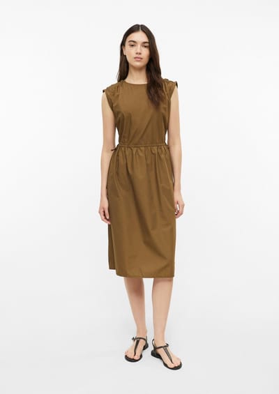 s.Oliver - female - Midi-jurk met verstelbare taille en steekzakken