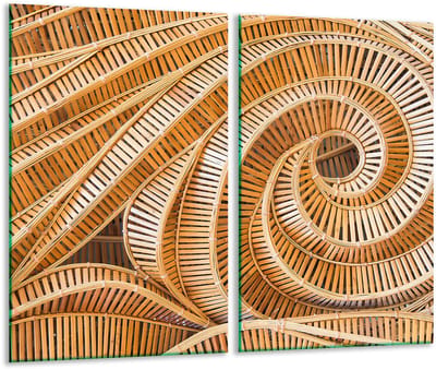 TMK ArtDeko - Snijplank - Glas - 2x 30x52cm - Veilig en Hygiënisch
