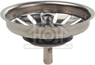 Easyfiks Afvoerzeef Zeefje D=8cm, H=4,7cm en 2,1cm lange pin met kogeltje R1165