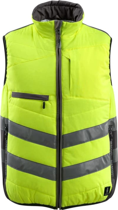 Mascot Safe Supreme Wintervest 15565-249 - hi-vis geel/donkerantraciet - 2XL
