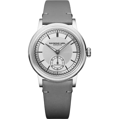 Raymond Weil Millesime 2130-STC-65001 Horloge - Leer - Grijs - Ø 35 mm