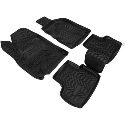 J&J AUTOMOTIVE | Tapis De Sol En Caoutchouc 3D Exclusive Pour Ssangyong Actyon 2 2012-2018 noir