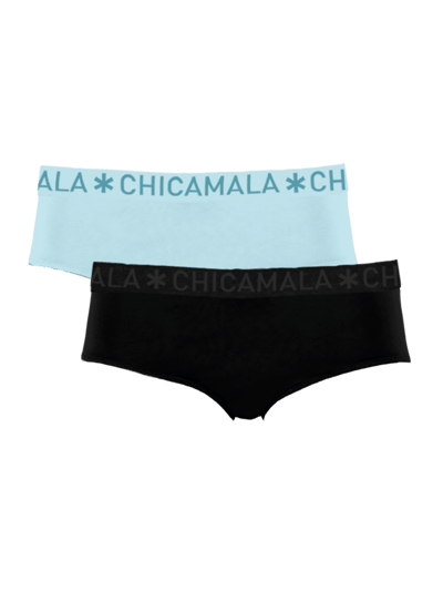 Chicamala – Meisjes Briefs – 2 Pack – Normale Lengte – Onderbroek Meisjes – Lingerie – Ondergoed – Kleding – 95% Katoen – Meisjeskleding