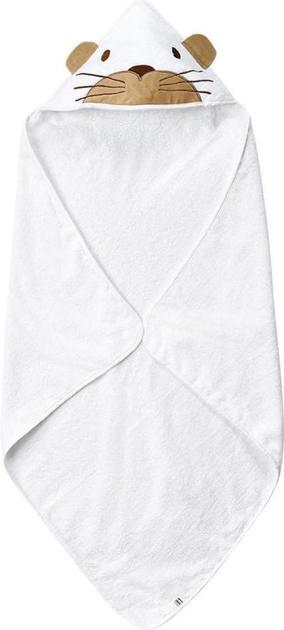 Pippi Badcape 83 X 83 Cm Wit