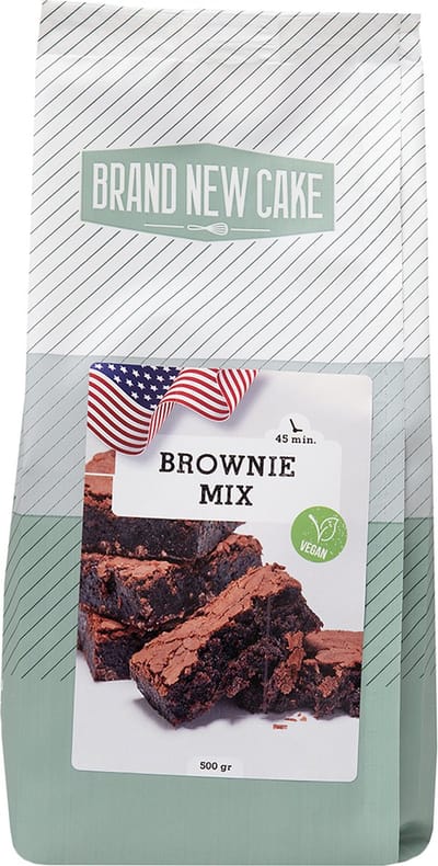 BrandNewCake® Vegan Brownie mix 500gr - Bakmix