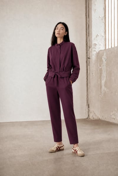 Umbretto pants technical jersey | Cherry - Cherry / S