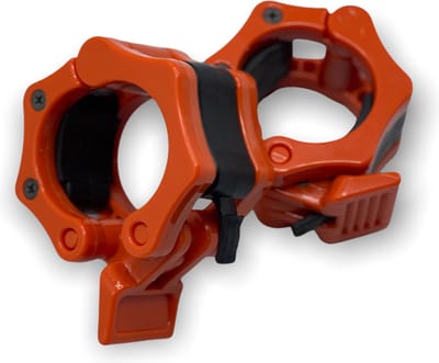 Padisport Lock Jaw 50mm Oranje - Barbell Clips - Haltersluiting - Halter Clips - Halterstangsluiter - 50 Mm - Halterklem - Barbell Lock