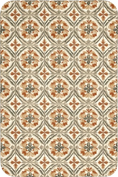 Badmat 60x90 cm - Antislip - Elegant - Antiek - Kleurrijk - Badmatten voor badkamer - Badkamermat - Douchemat - Badkamer mat