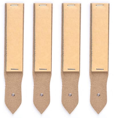 Dailygoods - Set van 4 puntenslijpers - Glaspapier - Essentiële accessoires - Handmatig - Voor teken- en schilderstudenten - Kunstenaars - Perfect cadeau