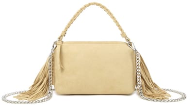 Giuliano kunstlederen suede handtas Lunelle - Dames - Beige