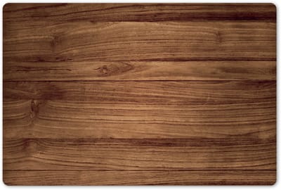 Placemats 45x30 cm - Placemat kunststof - 1 stuk - Houtlook - Bruin - Borden onderleggers - Decoratie voor op tafel - Keuken tafeldecoratie accessoires - Vinyl onderlegger - Tafelversiering