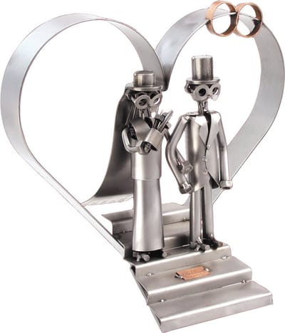 Hinz & Kunst smeedwerkfiguur "huwelijkspaar"