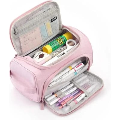 Super Grande Mignonne Trousse à Crayons Boîte à Crayons Sac de Rangement Grande Capacité pour Garçon Fille Étui Cadeau Fournitures Scolaires