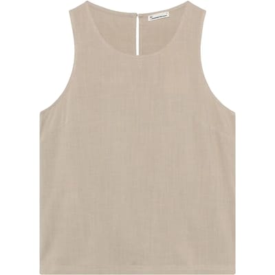 Damestanktop KnowledgeCotton Apparel Linen-mix