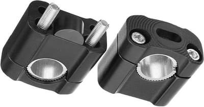 Motor Stuurverhogers - Stuurhouders Klemmen - Comfortabel Rijden - Verstelbare Hoogte - 2 Stuks - Zilver