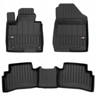 Frogum No.77 - Automatten 3D - Geschikt voor Hyundai Tucson IV (vanaf 2020) - 3-delige set - Hoge rand 6cm - Niet voor Hybrid