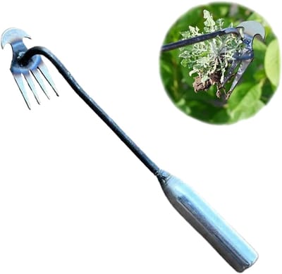 Onkruid Wieden Tool - Handmatig Tuin Gereedschap - Efficiënt Onkruid Verwijderen - Lange Roestvrijstalen Handgreep