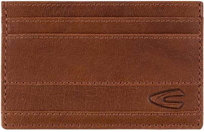 camel active Field Kredietkaart etui Leer 11 cm - 5 Sleuven - cognac