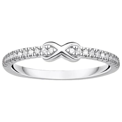 Thomas Sabo Dames-Damesring 925 Zilver 22 Zirkonia 50 Zilver 32017880