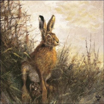 Ambiente - Lunch servetten - Portrait Of Hare