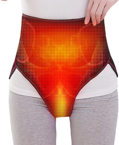 Verwarmingskussen Voor Menstruatiekrampen - Massageverwarmingskussen Voor Vrouwen Met 3 Vibratie- En Warmteniveaus