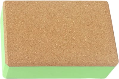 Yogablokken Kurk - Oefenblokken Meditatie - Verbeter Balans - Antislip Ontwerp - 23 x 15 x 8 cm - Meerkleurig