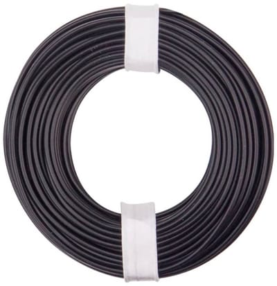 Donau Elektronik 175-011 Draad LiY 1 x 0.75 mm² Zwart 1 stuk(s)