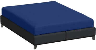 Bella Donna Eenpersoons Hoeslaken Jersey - royalblauw-0183 90/190-100/220