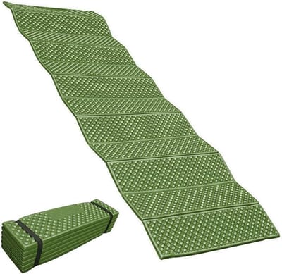 Ultralight Foam Camping Mat 190x57cm - Vouwbare Strand- en Picknickmat - Ideaal als Slaapmat voor Buitenactiviteiten en Kamperen