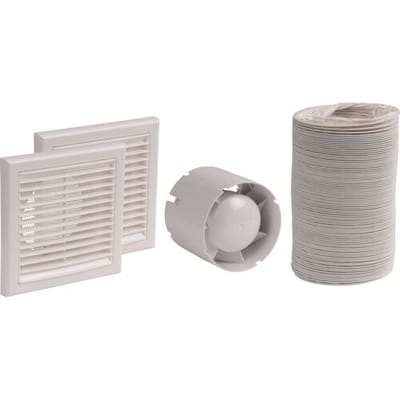 Toolstation 100mm In-Line badkamer ventilator set Timer