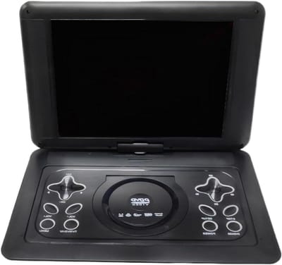 Draagbare DVD Speler - LCD TV - Onderweg Entertainment - 270 Graden Rotatie - 14 Inch Scherm - Zwart