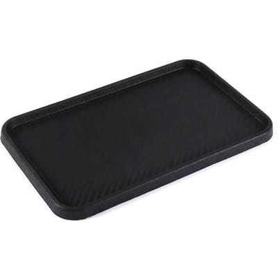 Support de téléphone portable pliable multifonctionnel en silicone pour voiture Pad antidérapant en silicone Organisateur de petits objets Tapis antidérapant pour voiture 1pc noir