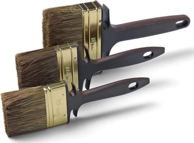 Lazuurkwastenset - Verfkwasten set - Hout afwerken - Drie maten - 70 100 120mm