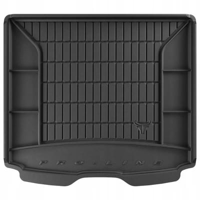 Premium Rubber Kofferbakmat met Organizer Functie – Geschikt voor FIAT Croma 2005-2011 – Bovenste Laadvloer – TPE Rubber – Hoge Rand 5 cm