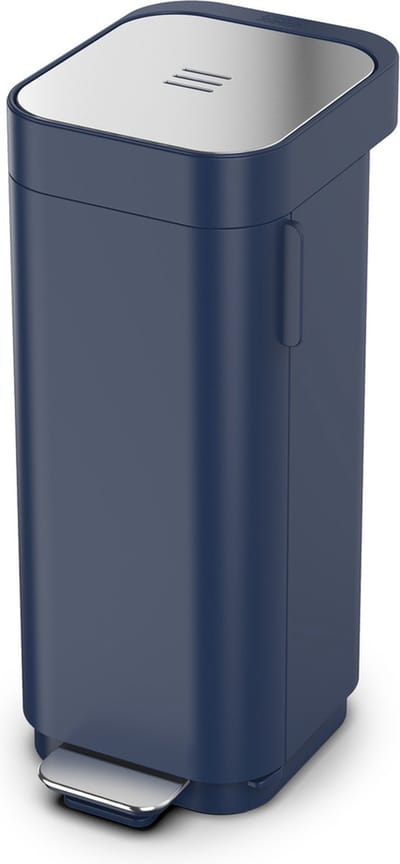 Joseph Joseph - Porta Prullenbak 40 liter - Roestvast Staal - Blauw