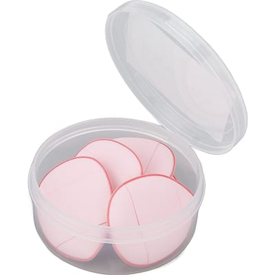 5 stuks Vinger Sponsje Zacht Huidvriendelijk Mini Make-up Poeder Sponsje voor Concealer BB Cream Oogschaduw gray