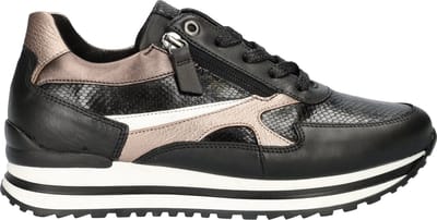 Gabor 526 Sneakers - Leren Sneaker - Dames - Zwart