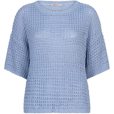 Esqualo sweater SP26-02036 - Pacific Blue
