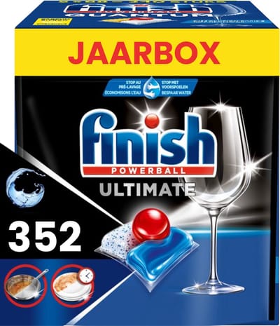 Finish Ultimate Regular - 352 Capsules - Jaarbox